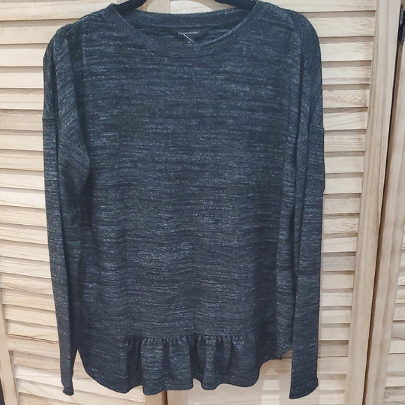 NWT Banana Republic lightweight Women's pullover sweater peplum hem  SZ M - Picture 2 of 9